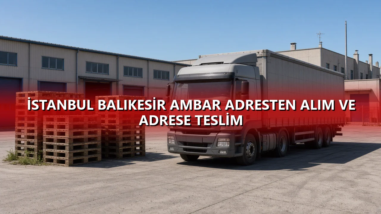 İstanbul Balıkesir Ambar Adresten Alım ve Adrese Teslim