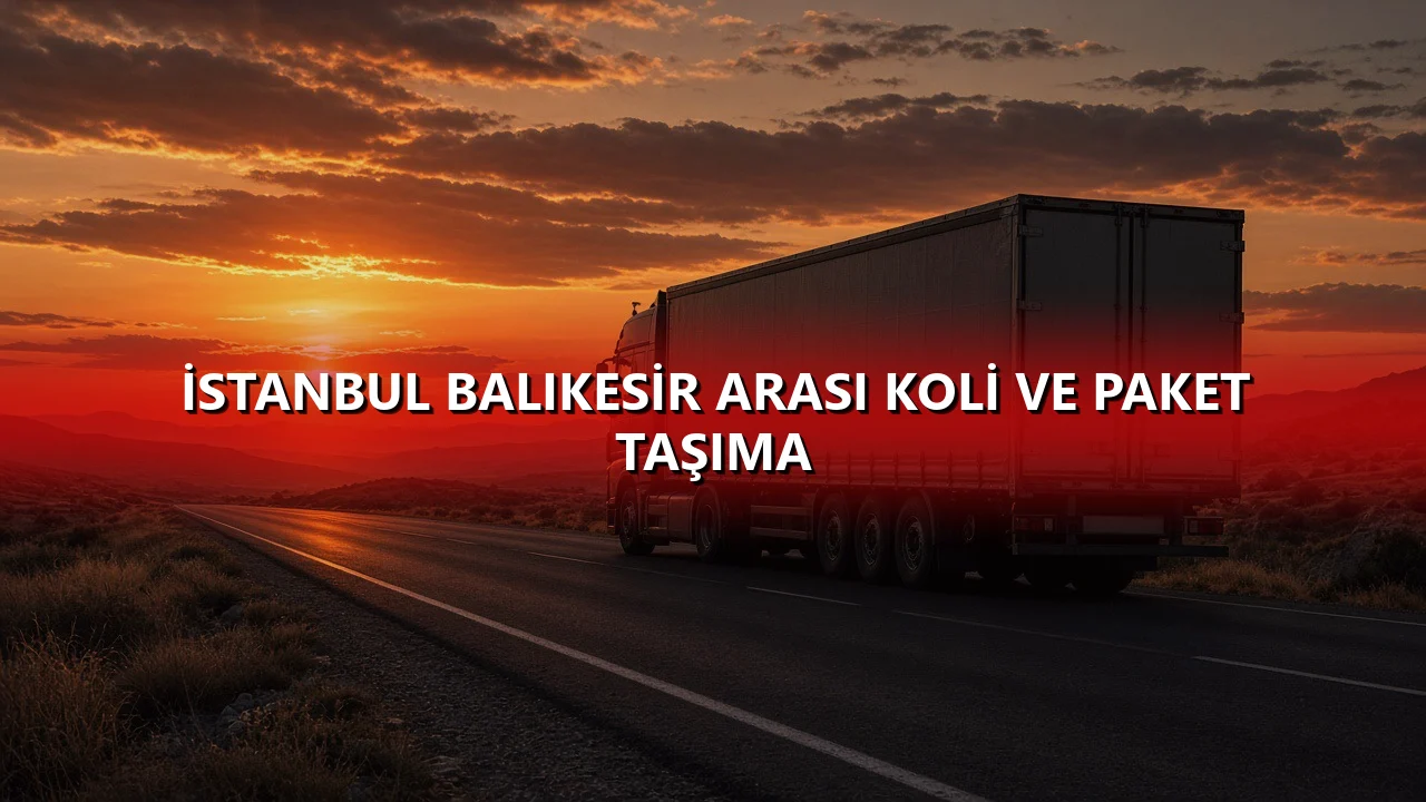 İstanbul Balıkesir Arası Koli ve Paket Taşıma