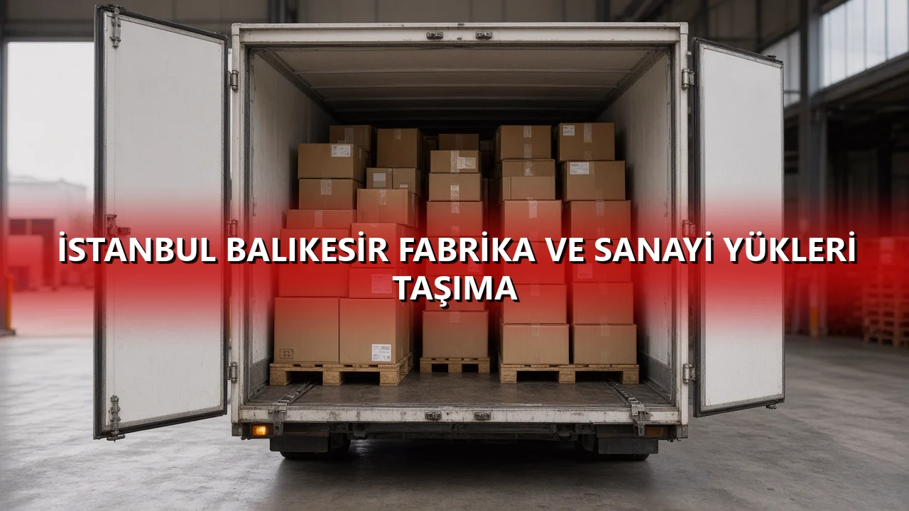 İstanbul Balıkesir Fabrika ve Sanayi Yükleri Taşıma